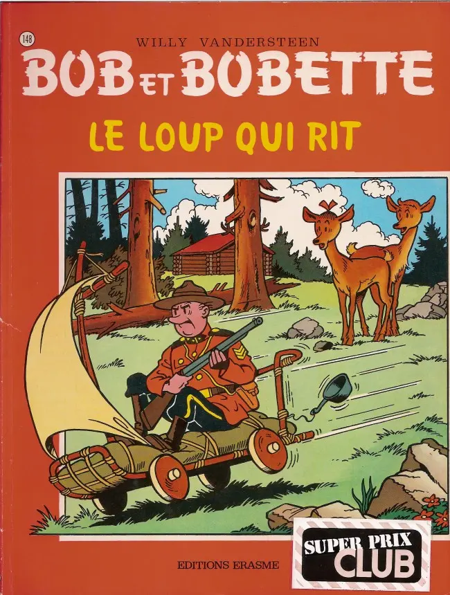Couverture de l'album Bob et Bobette Tome 148 Le loup qui rit