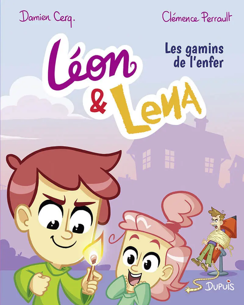 Couverture de l'album Léon & Léna 1 Les gamins de l'enfer