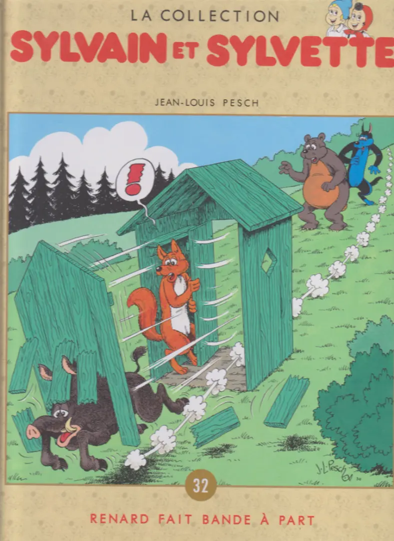 Couverture de l'album Sylvain et Sylvette Tome 32 Renard fait bande à part