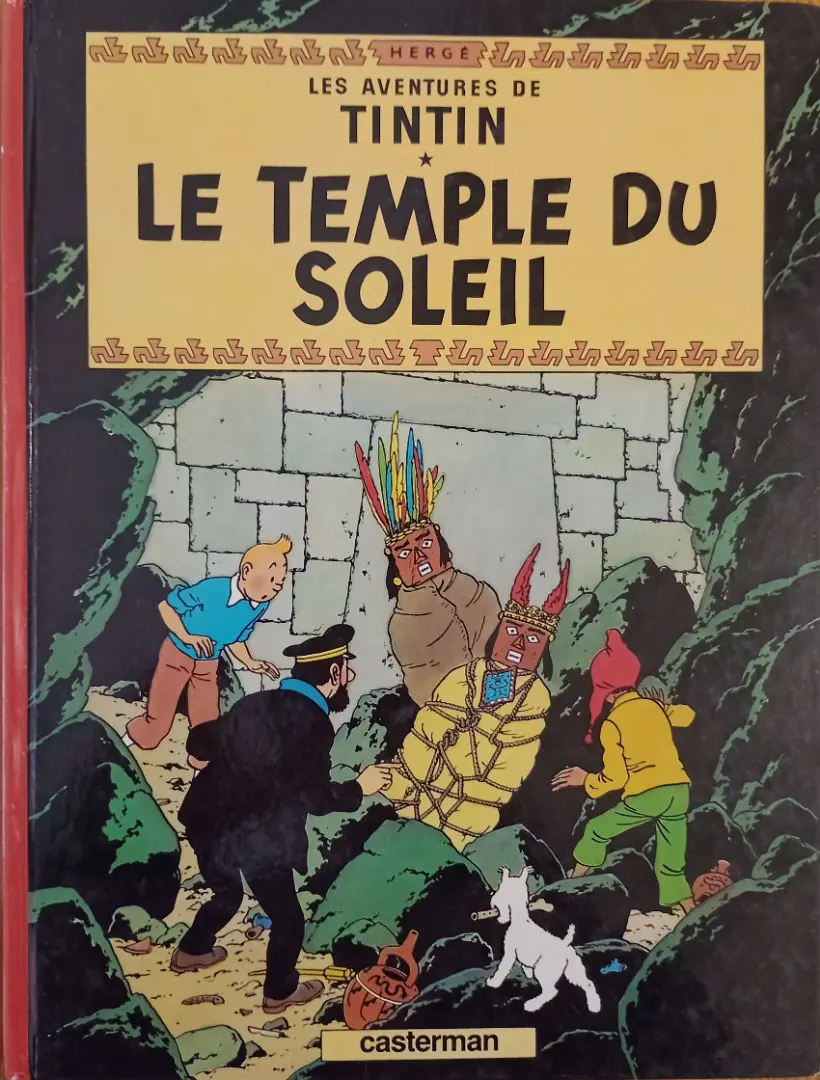 Couverture de l'album Tintin Tome 14 Le temple du soleil