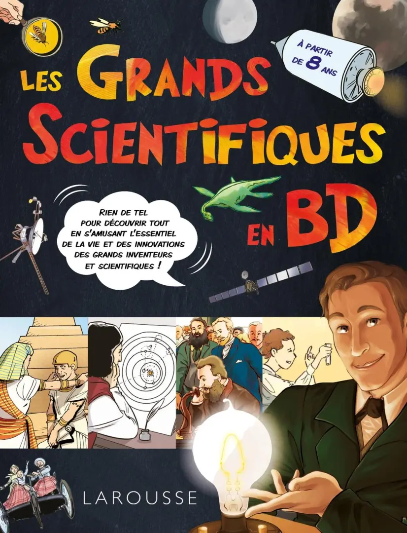Couverture de l'album Les Grands Scientifiques En Bd