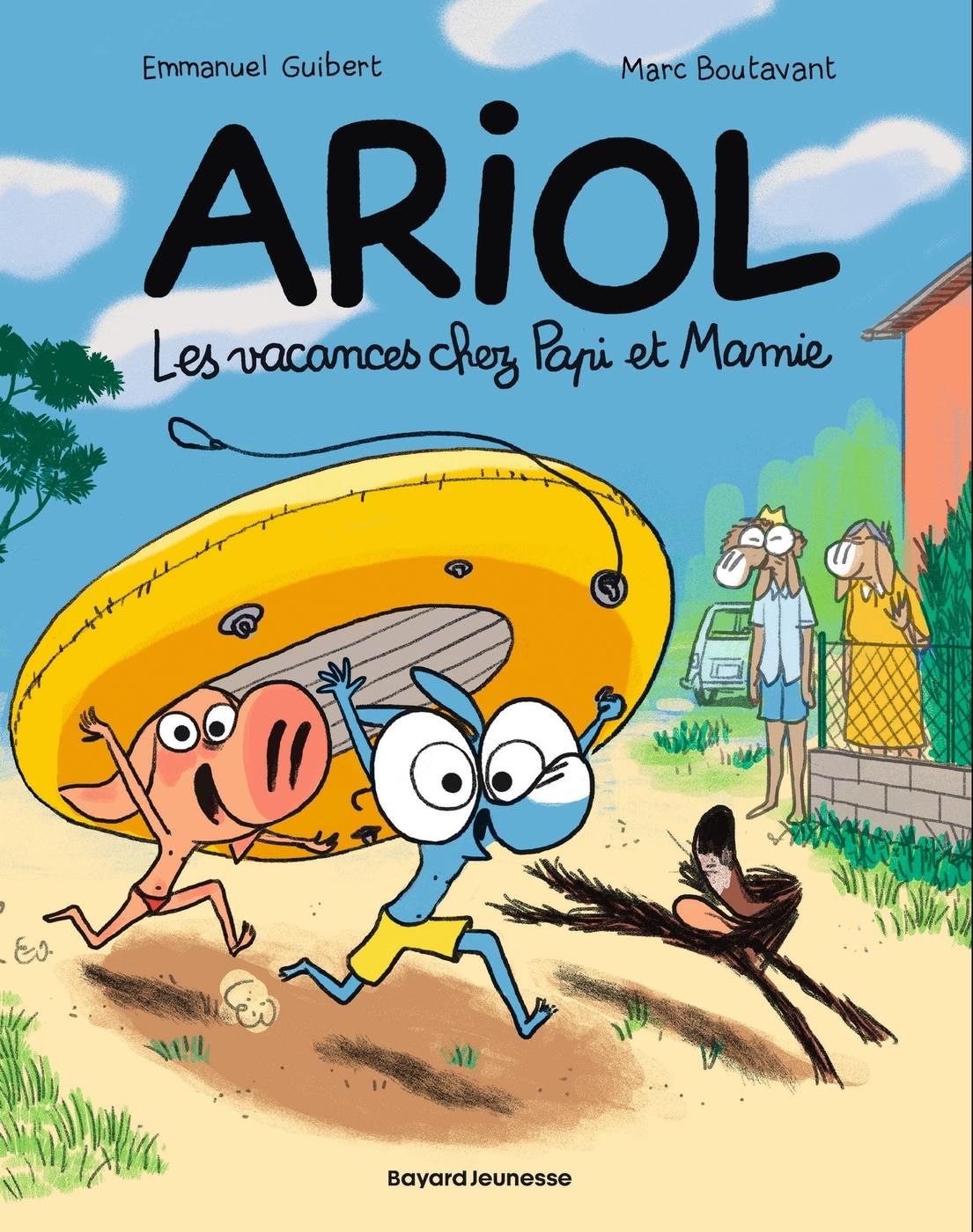Couverture de l'album Ariol Les vacances chez Papi et Mamie