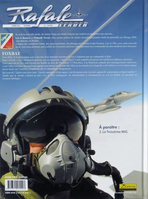 Verso de l'album Rafale leader Tome 1 Foxbat