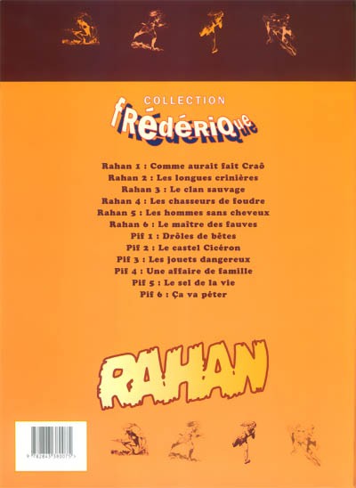 Verso de l'album Rahan Tome 2 Les longues crinières