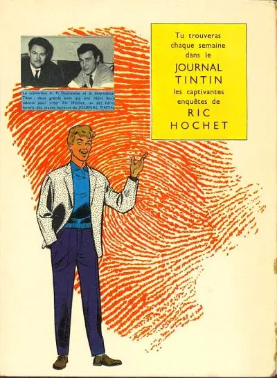 Verso de l'album Ric Hochet Tome 1 Traquenard au Havre