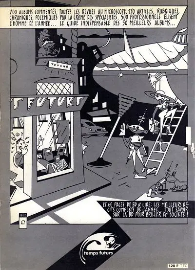 Verso de l'album L'Année de la Bande Dessinée 82-83