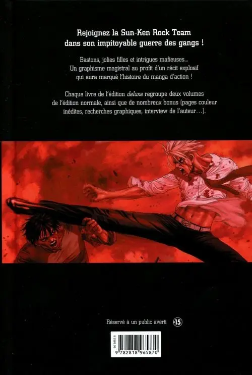 Verso de l'album Sun-Ken Rock Édition Deluxe Livre 2