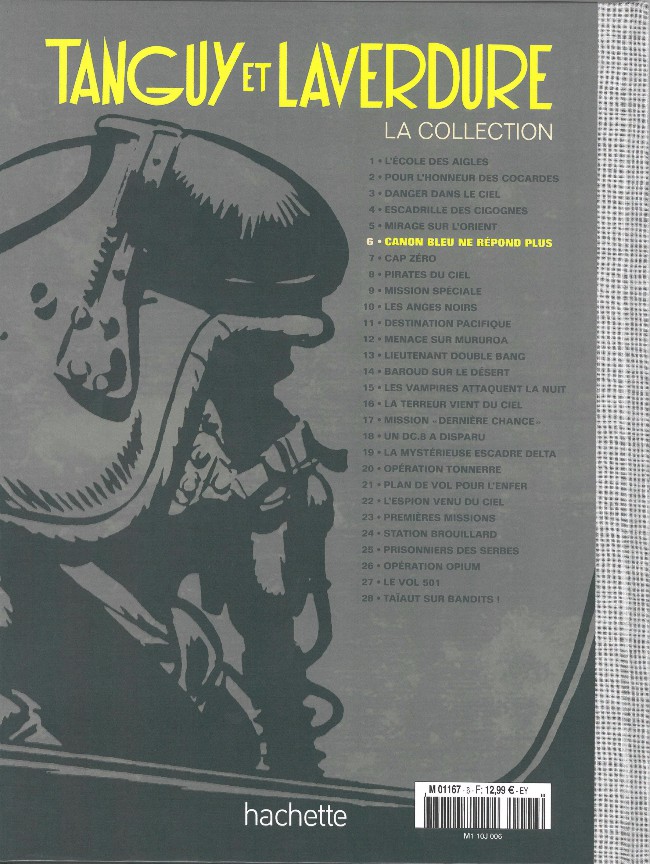 Verso de l'album Tanguy et Laverdure - La Collection Tome 6 Canon bleu ne répond plus