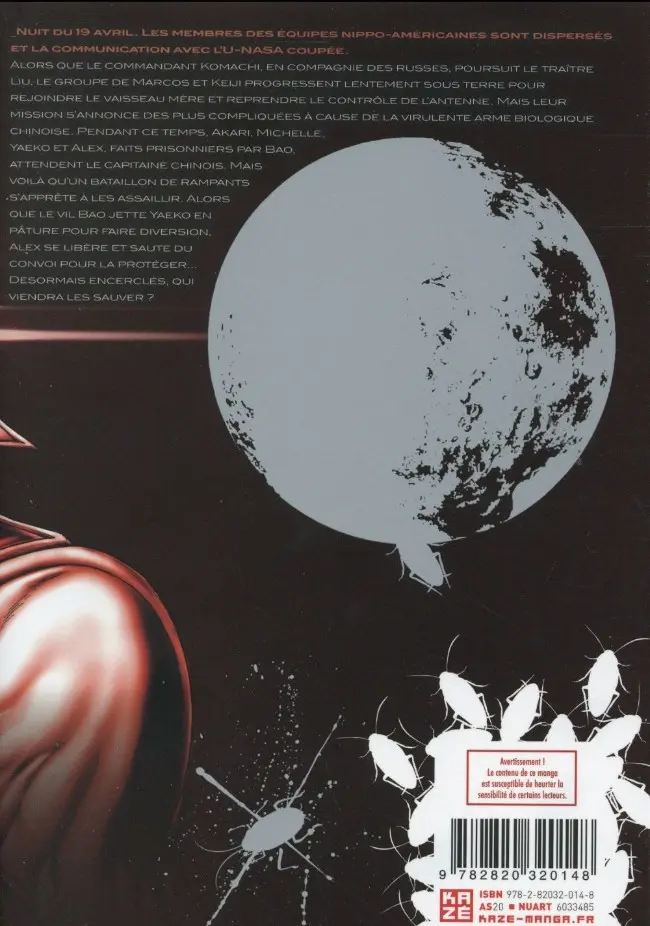 Verso de l'album Terra formars 10