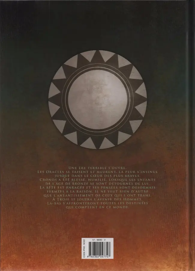 Verso de l'album Troie Tome 4 Les portes du Tartare