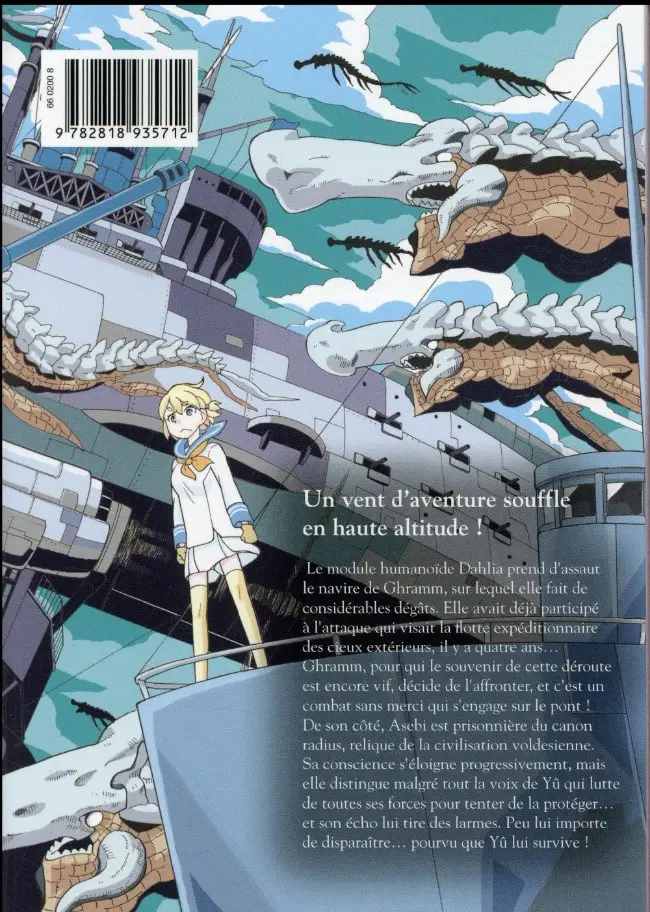 Verso de l'album Asebi et les aventuriers du ciel 4