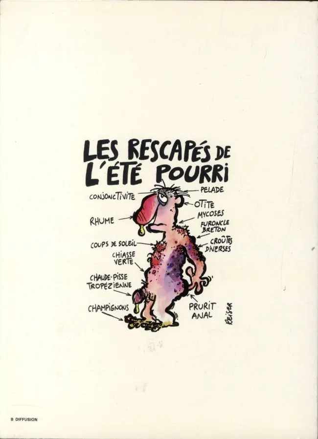 Verso de l'album Vive les vacances !