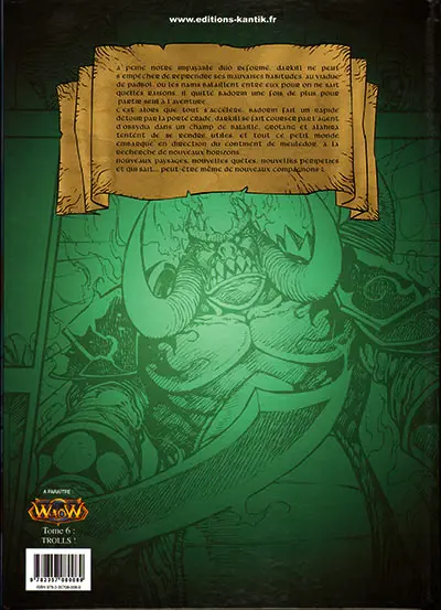 Verso de l'album WaoW Tome 5 Par delà les océans