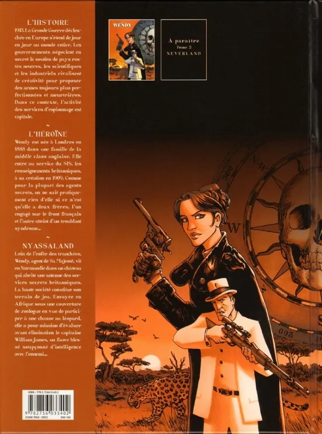 Verso de l'album Wendy Tome 1 Nyassaland