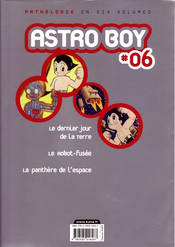 Verso de l'album Astro Boy Anthologie #06