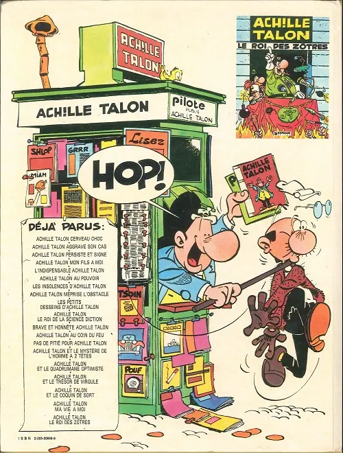 Verso de l'album Achille Talon Tome 7 Les insolences d'Achille Talon