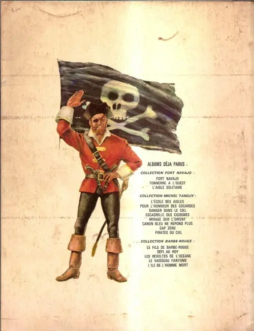 Verso de l'album Barbe-Rouge Tome 7 L'île de l'homme mort