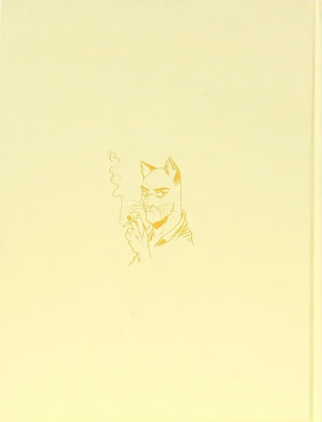 Verso de l'album Blacksad Tome 5 Amarillo