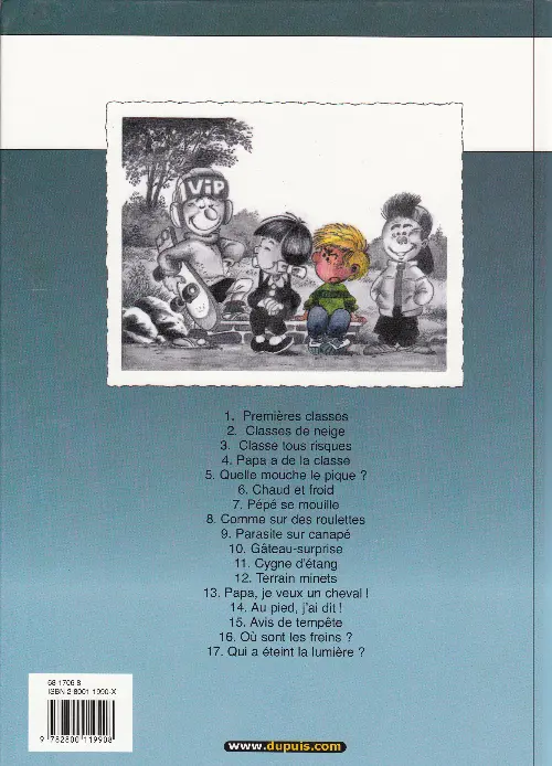 Verso de l'album Cédric Tome 6 Chaud et froid