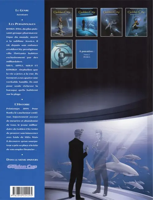 Verso de l'album Golden City Tome 2 Banks contre Banks