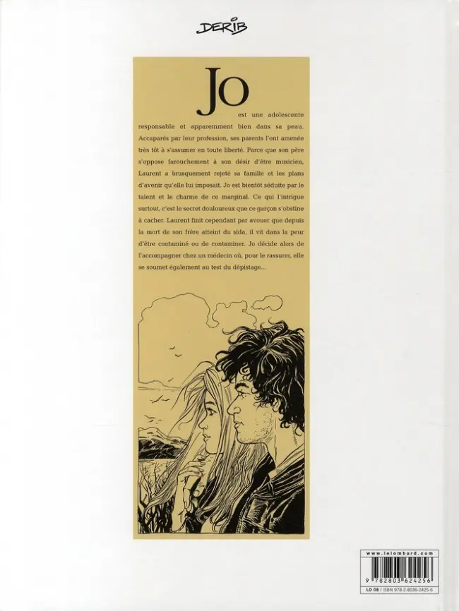 Verso de l'album Jo
