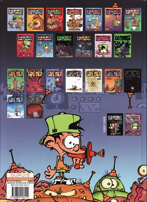 Verso de l'album Kid Paddle Tome 7 Waterminator