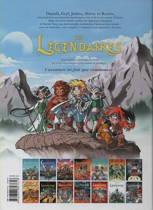Verso de l'album Les Légendaires Tome 3 Frères Ennemis