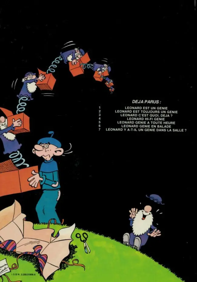 Verso de l'album Léonard Tome 5 Génie à toute heure
