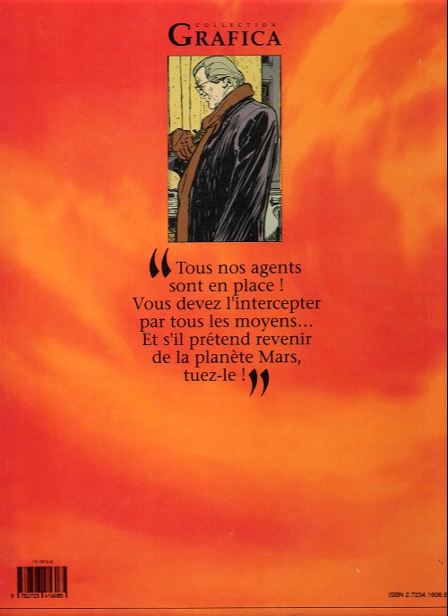 Verso de l'album Le Lièvre de Mars Tome 1