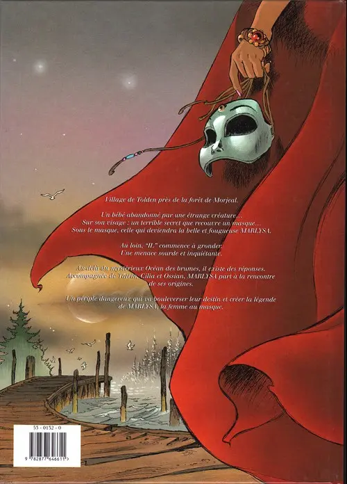 Verso de l'album Marlysa Tome 1 Le masque
