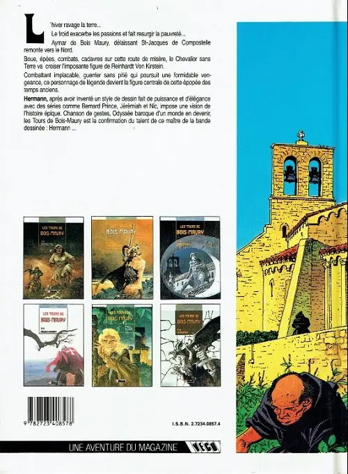 Verso de l'album Les Tours de Bois-Maury Tome 4 Reinhardt