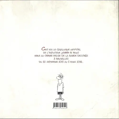 Verso de l'album Jannin et nous... trop de tout