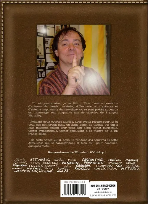 Verso de l'album Walthéries Tome 1