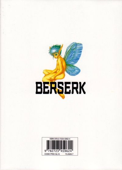 Verso de l'album Berserk 26