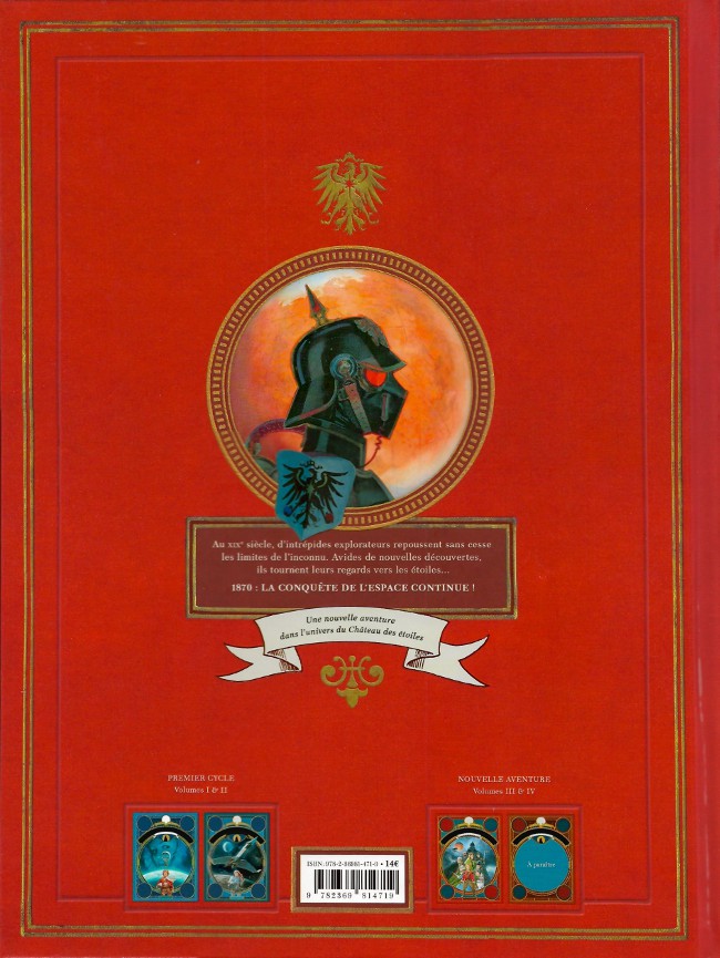 Verso de l'album Le Château des étoiles Volume III Les Chevaliers de Mars