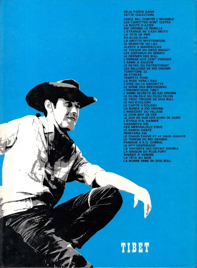 Verso de l'album Chick Bill Tome 33 La bonne mine de Dog Bull
