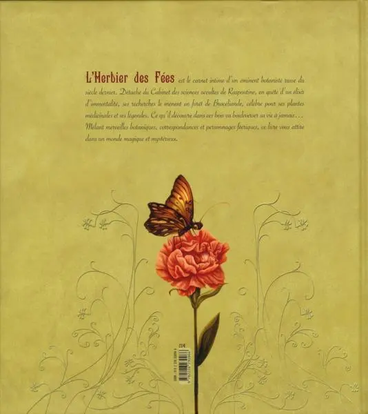 Verso de l'album L'Herbier des Fées