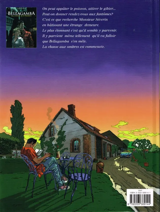 Verso de l'album Bellagamba Tome 1 La chasse aux ombres