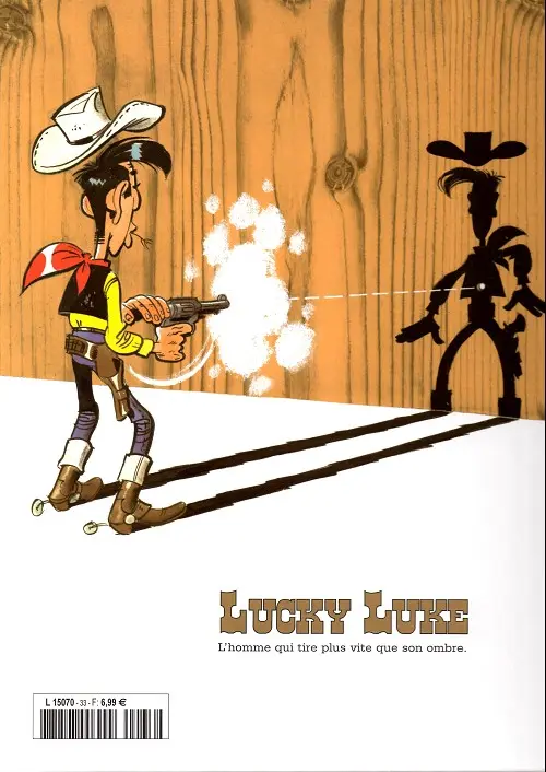 Verso de l'album Lucky Luke La collection Tome 33 Lucky luke contre Pat Poker