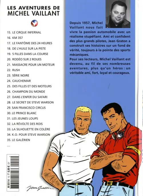 Verso de l'album Michel Vaillant La Collection Tome 15 Le cirque infernal