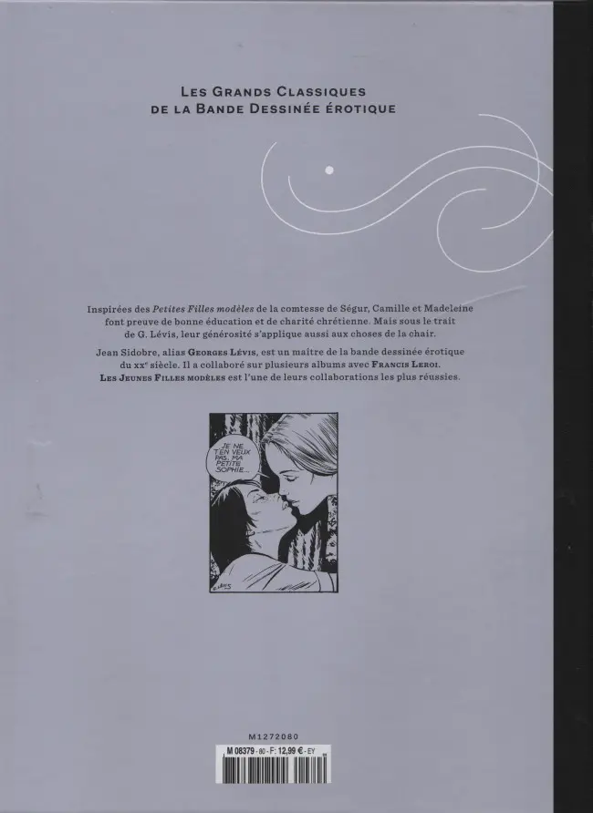 Verso de l'album Les Grands Classiques de la Bande Dessinée Érotique - La Collection Tome 80 Les jeunes filles modèles