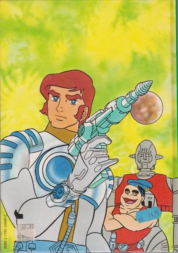 Verso de l'album Capitaine Flam Raid sur Alcor