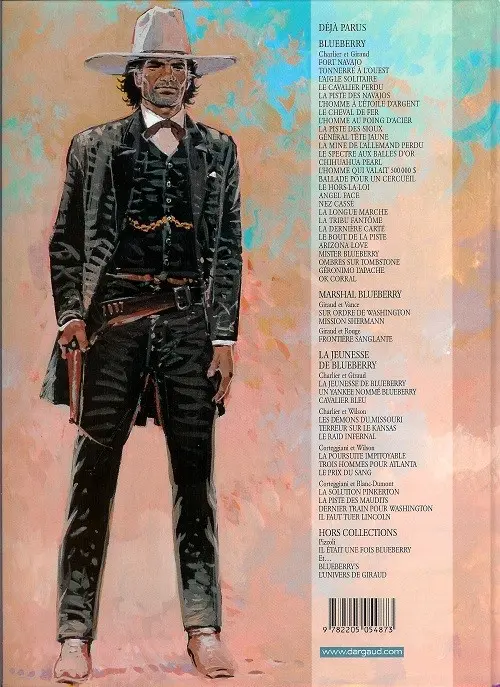 Verso de l'album Blueberry Tome 19 La Longue Marche