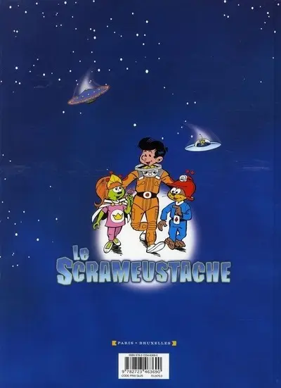 Verso de l'album Le Scrameustache Tome 32 Tempête chez les figueuleuses