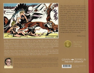 Verso de l'album Tarzan : L'Intégrale Russ Manning Volume Trois 1971-1974