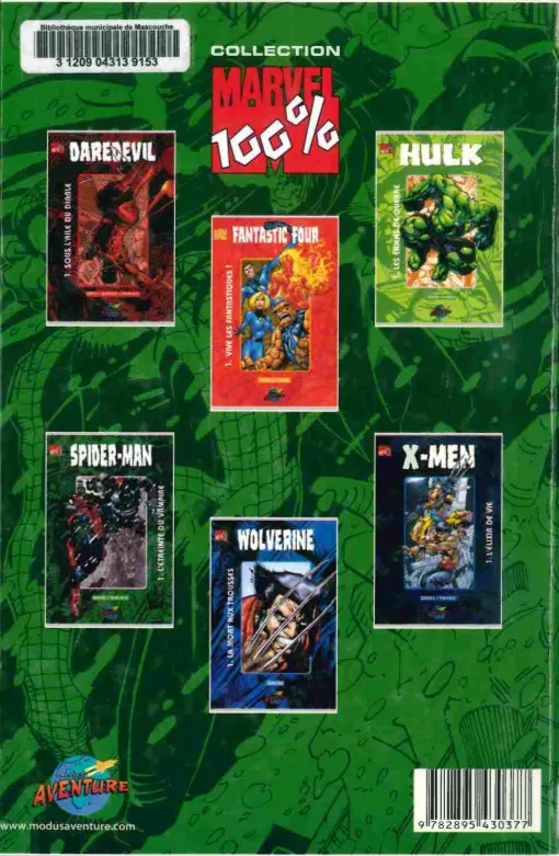Verso de l'album Spider-Man Tome 1 L'étreinte du vampire