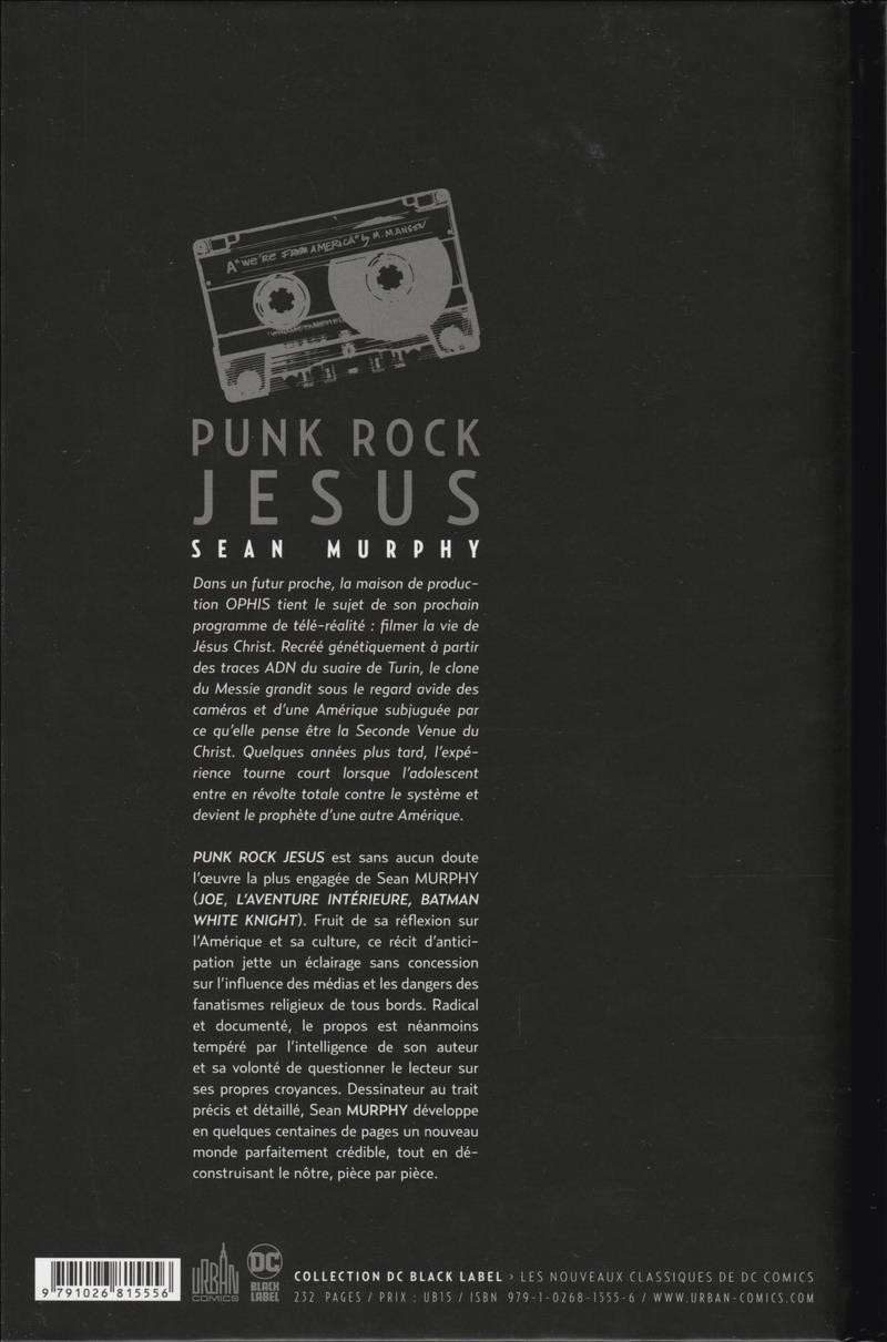 Verso de l'album Punk Rock Jesus