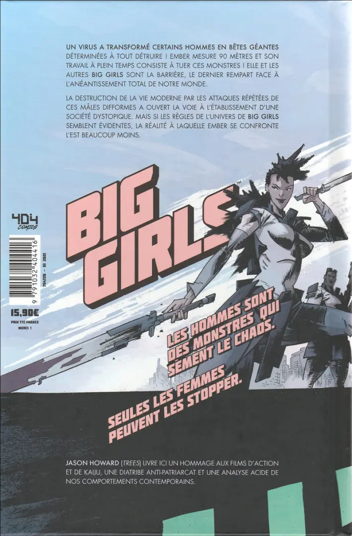 Verso de l'album Big Girls