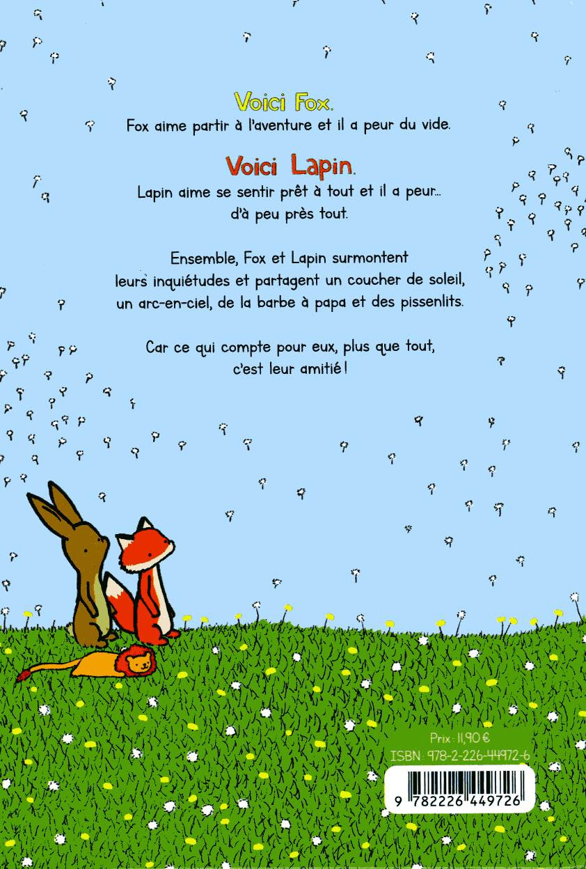 Verso de l'album Fox & Lapin Tome 1