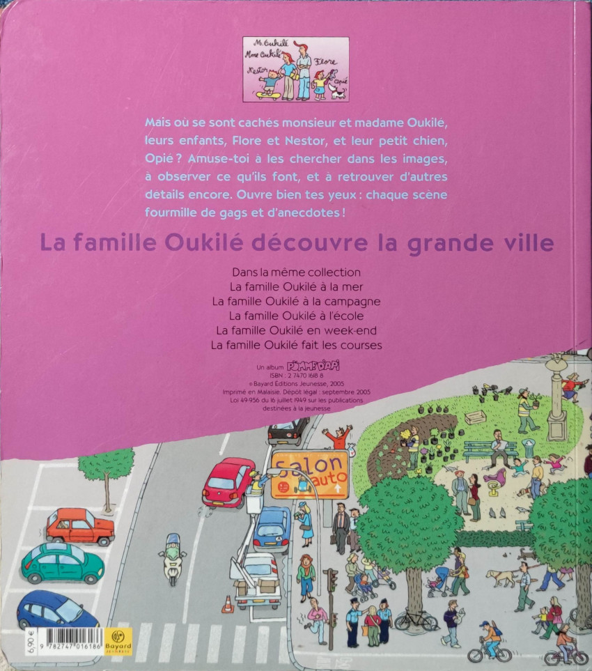 Verso de l'album La famille Oukilé 5 La famille Oukilé découvre la grande ville